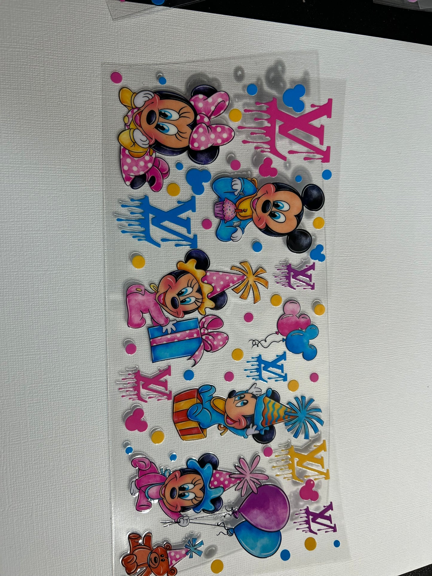 Mickey and Minnie Mouse