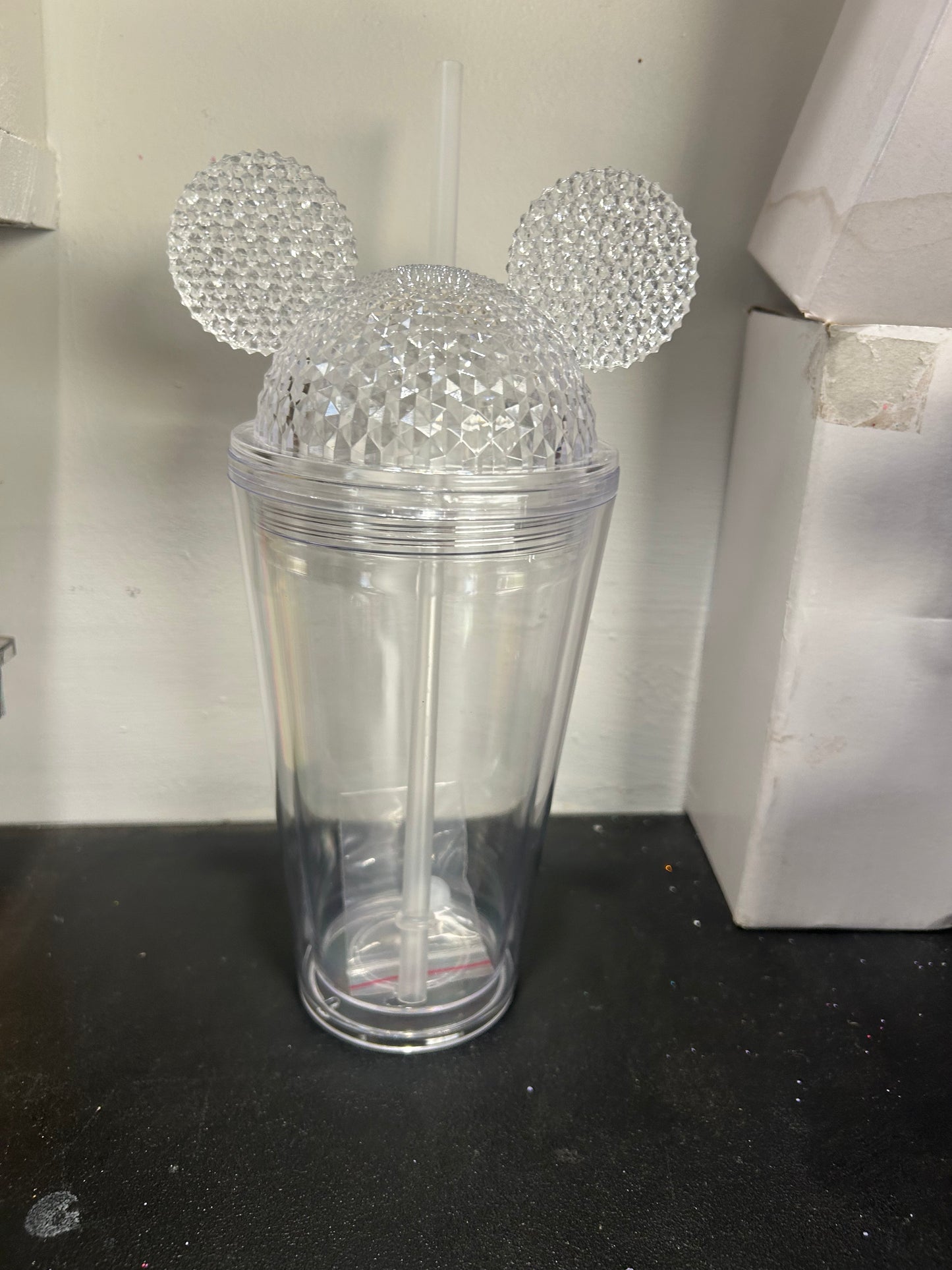 Mickey Mouse acrylic snow-globe tumblers