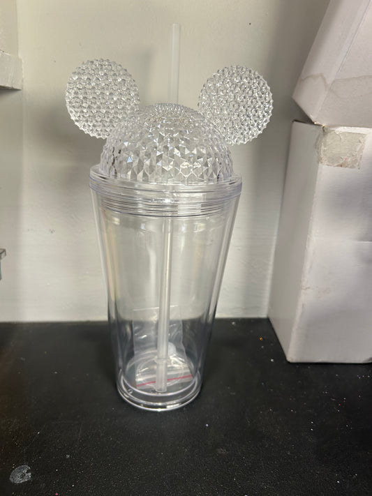 Mickey Mouse acrylic snow-globe tumblers