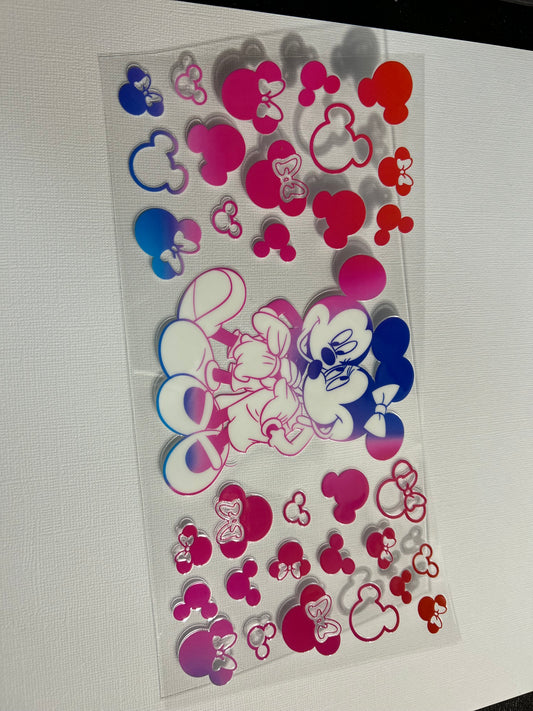Mickey and Minnie Mouse